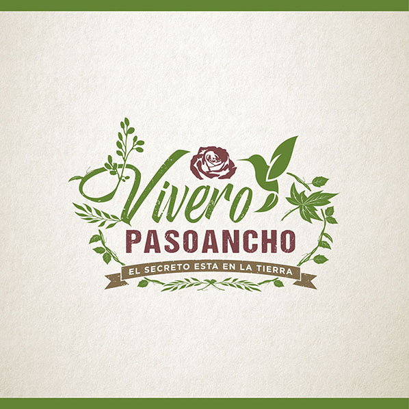 Diseño de Logo Vivero Pasoancho