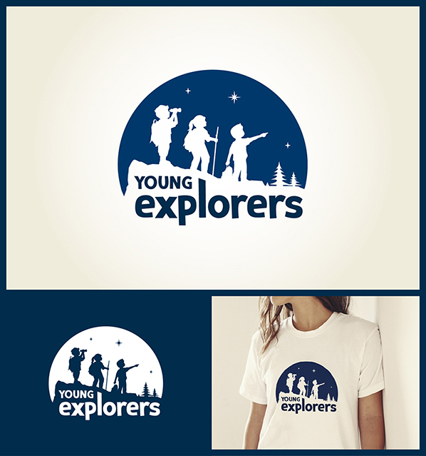 Logo Jovenes Exploradores niños de 7 Años